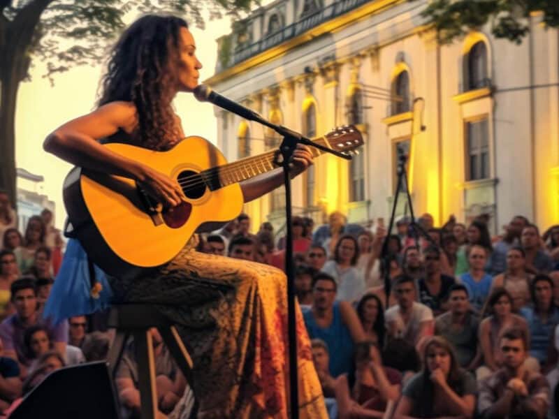 eine-frau-spielt-auf-einer-buehne-vor-einer-menschenmenge-gitarre